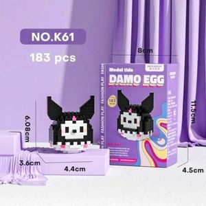 Kuromi Interlocking Bricks set Damo Egg Sanrio